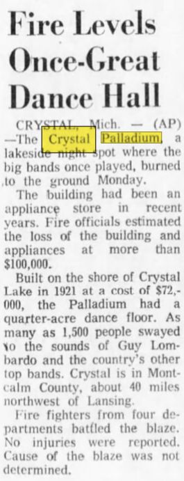 Crystal Palladium - Dec 1974 Article On Fire